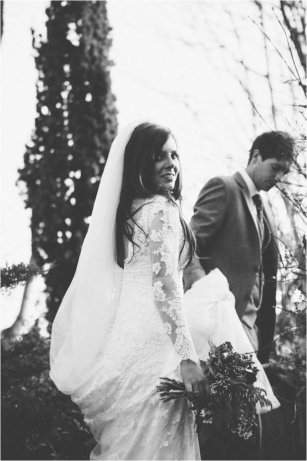 Lace Sleeves & Floral Crowns, South Farm Wedding: Charlene & Ian