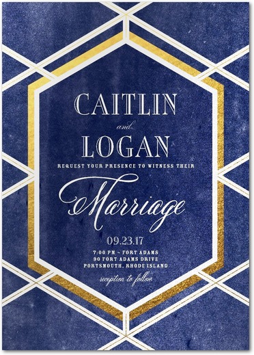 Twilight Trellis Wedding Invitations