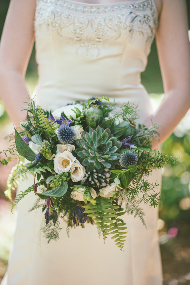 A Botanical 1930s Style, English Garden Inspired Wedding: Adam & Kathryn