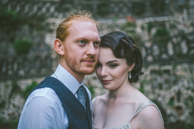 A Botanical 1930s Style, English Garden Inspired Wedding: Adam & Kathryn