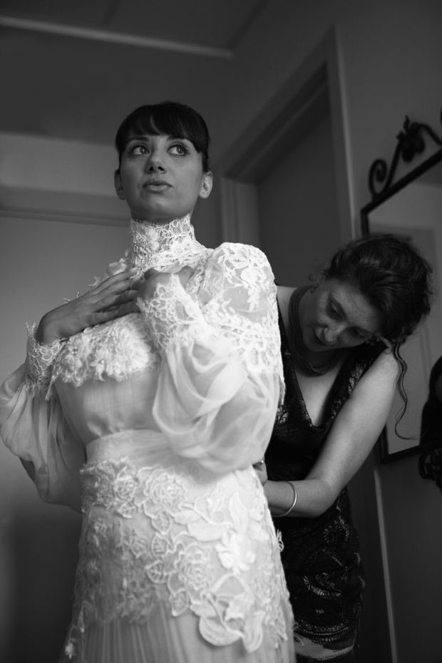 Dramatic Italian Real Wedding & Yolan Cris Bride: Agnese & James