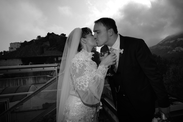 Dramatic Italian Real Wedding & Yolan Cris Bride: Agnese & James