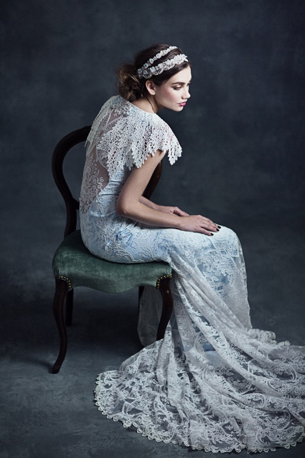 Edwardian Inspired Wedding Dress from the Gothic Angel Bridal