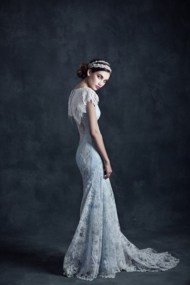 Edwardian Inspired Wedding Dress from the Gothic Angel Bridal