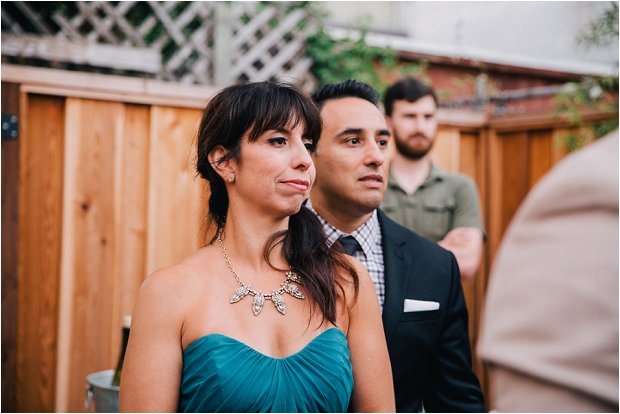 An Intimate Wedding With BHLDN Bride Rocking Red Lips & Badgley Mischka Shoes: Robert & Evett