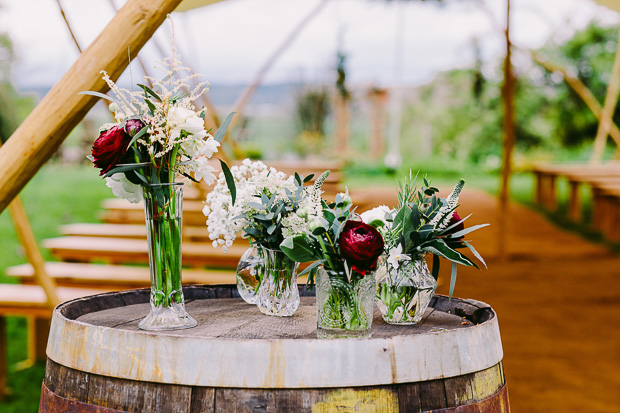 An Organic Style Country Vineyard Wedding With Flashes of Bordeaux: Paddy & Ness