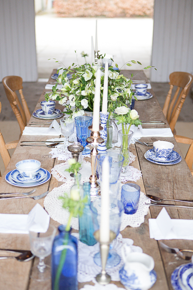 Vintage China Blue: A Beautifully Rustic Styled Wedding Shoot