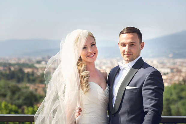 A Villa Cora, Florence, Italy Real Wedding With Gold & Sage: Hayley & Joe