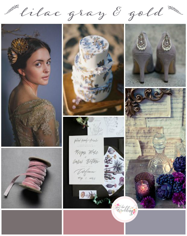 Pantone 2016: Lilac Gray Wedding Inspiration