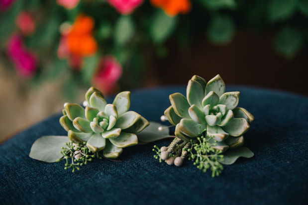 An Intimate Wedding With BHLDN Bride Rocking Red Lips & Badgley Mischka Shoes: Robert & Evett