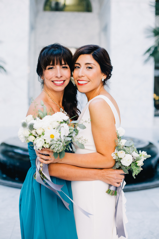 An Intimate Wedding With BHLDN Bride Rocking Red Lips & Badgley Mischka Shoes: Robert & Evett