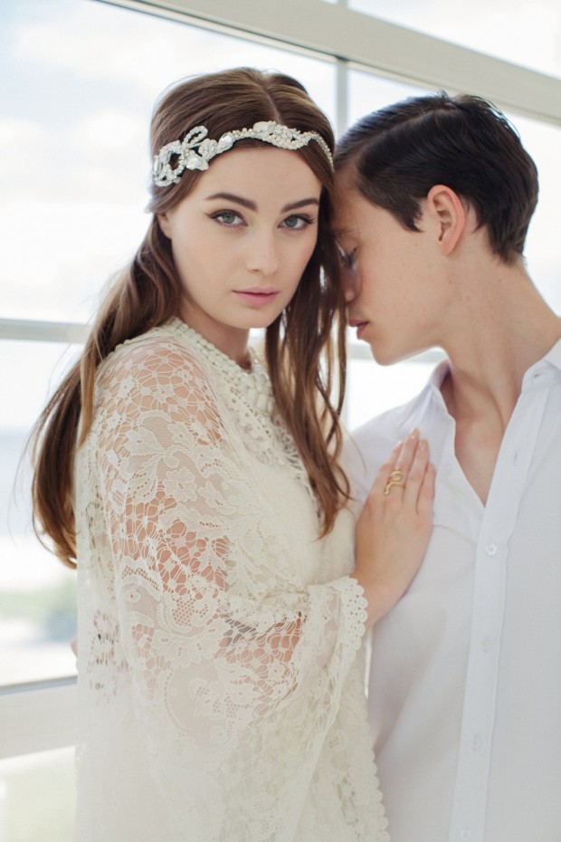 Ode to Scandinavia! The Jannie Baltzer 2016 Bridal Headpiece Collection