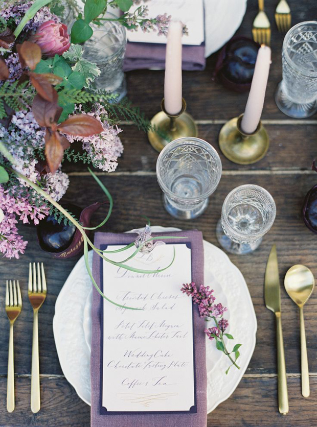 lilac wedding inspiration