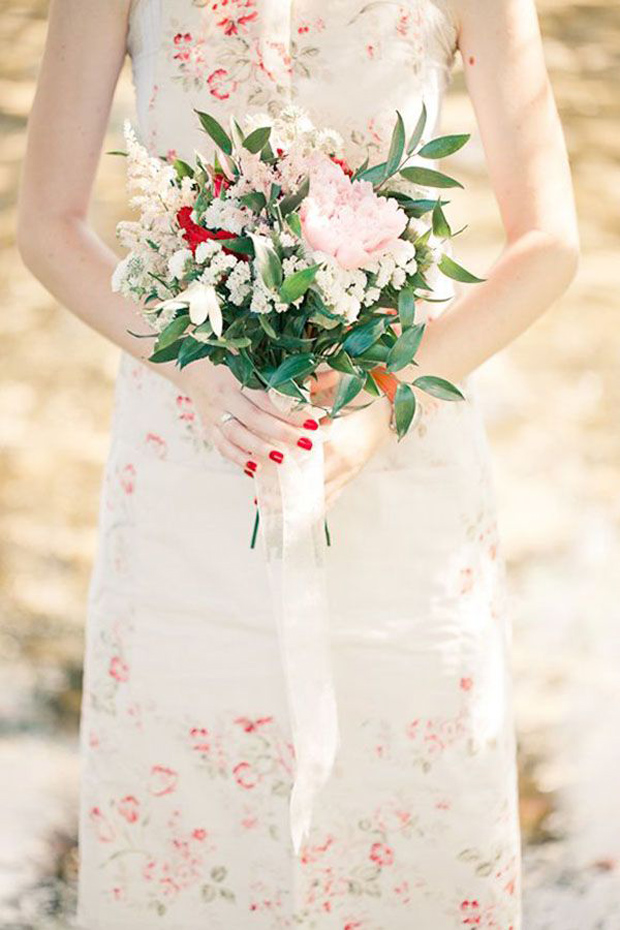 red floral wedding dress claire pettibone