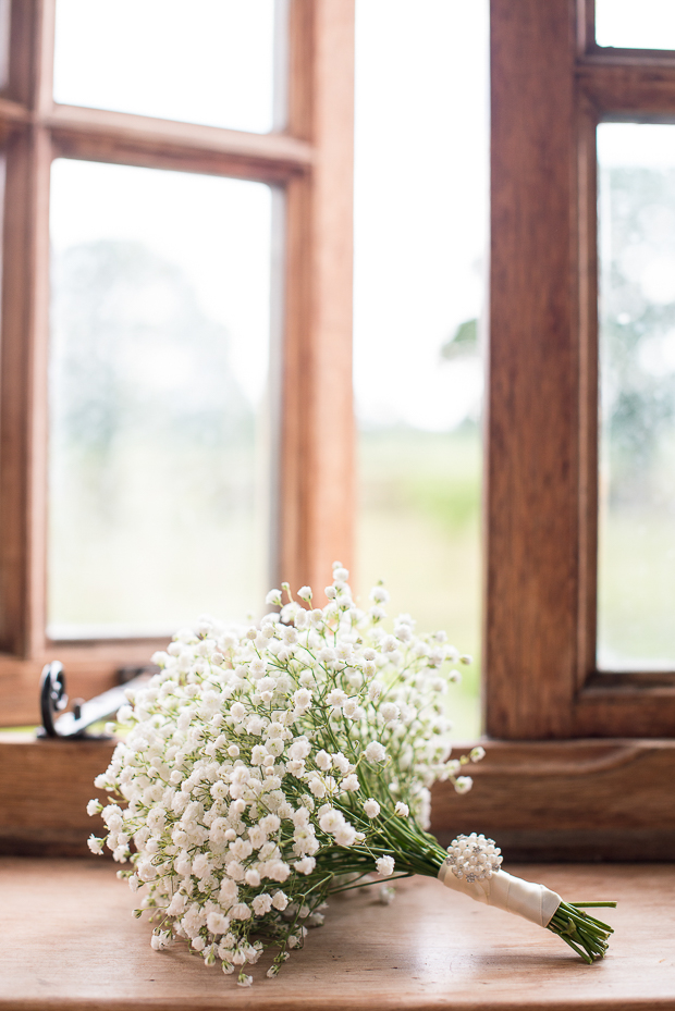 An Elegant 1920s inspired White Wedding With Gypsophilia Details: Jodie & Tom