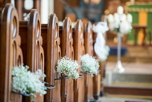 An Elegant 1920s inspired White Wedding With Gypsophilia Details: Jodie & Tom