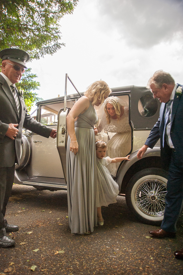 An Elegant 1920s inspired White Wedding With Gypsophilia Details: Jodie & Tom