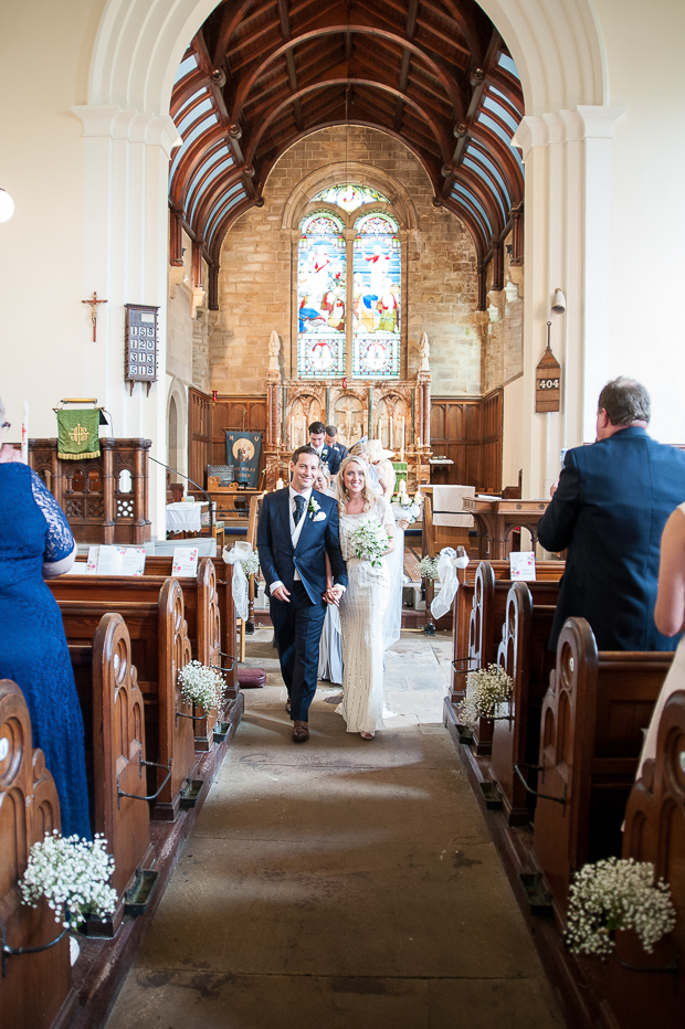 An Elegant 1920s inspired White Wedding With Gypsophilia Details: Jodie & Tom