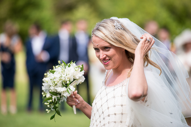 An Elegant 1920s inspired White Wedding With Gypsophilia Details: Jodie & Tom