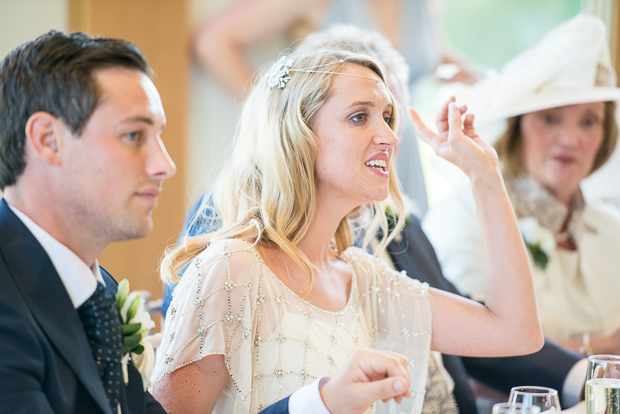 An Elegant 1920s inspired White Wedding With Gypsophilia Details: Jodie & Tom