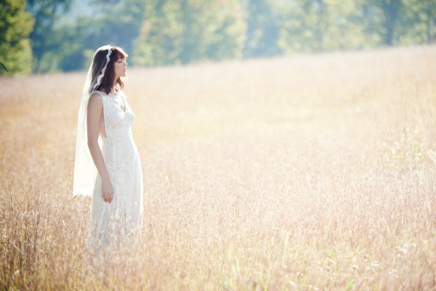 BHLDN Wedding Dresses: By Amber Light! Glass Chapel Editorial