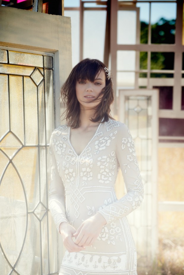 BHLDN Wedding Dresses: By Amber Light! Glass Chapel Editorial