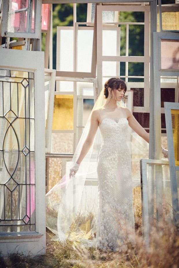 BHLDN Wedding Dresses: By Amber Light! Glass Chapel Editorial