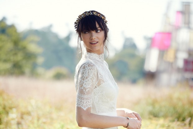 BHLDN Wedding Dresses: By Amber Light! Glass Chapel Editorial