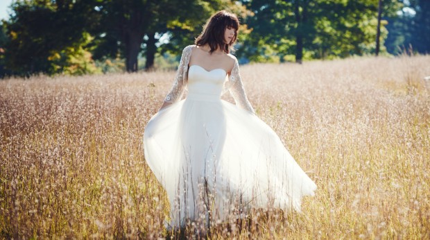 BHLDN Wedding Dresses: By Amber Light! Glass Chapel Editorial