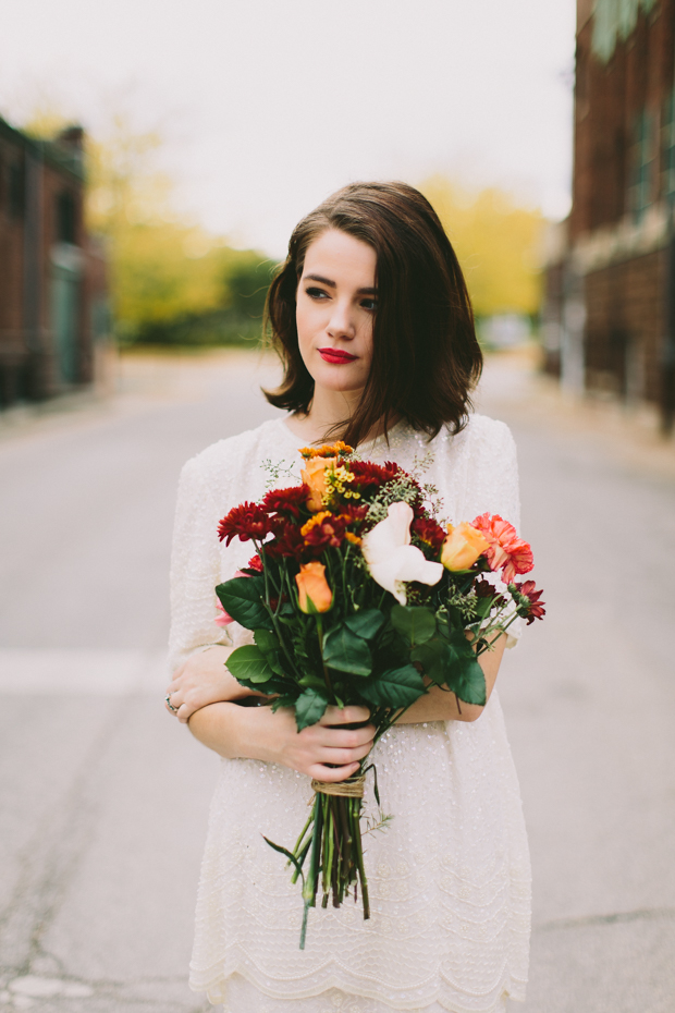 Summer's Last Goodbye: An Autumnal Styled Bridal Shoot With Subtle Vintage Vibe