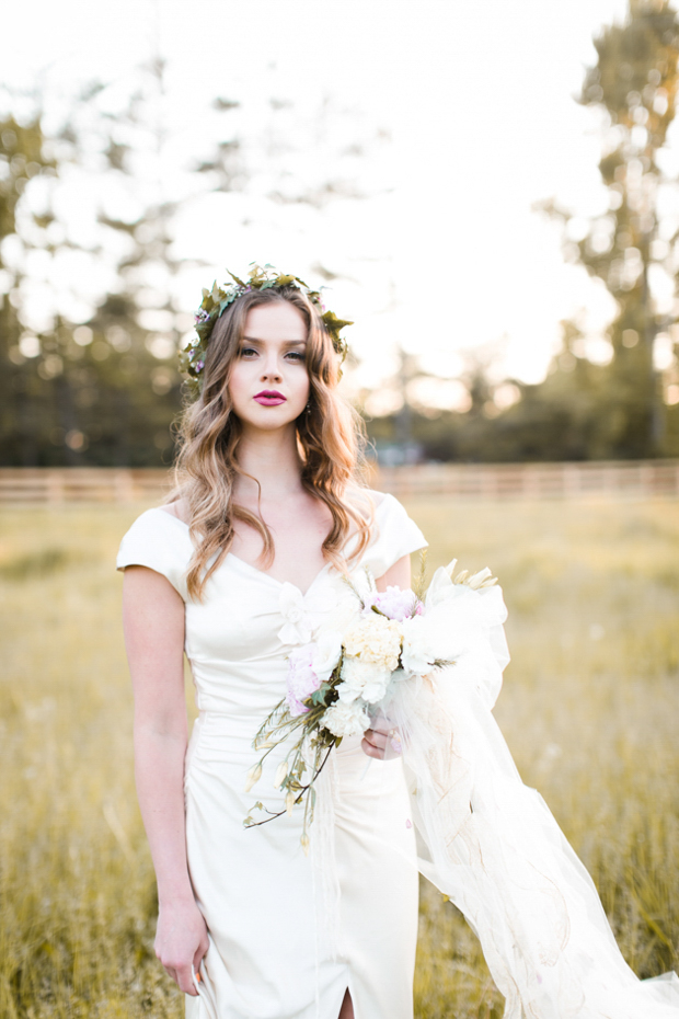 Super Pretty, Rustic Bridal Editorial With Beautiful Twin Brides