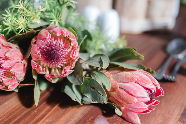 Rustic Red Dress Wedding With Home-made Details: Mckenna & Calvin