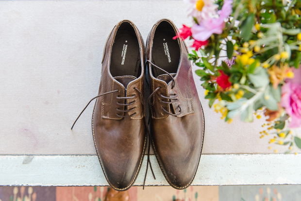 Rustic Red Dress Wedding With Home-made Details: Mckenna & Calvin