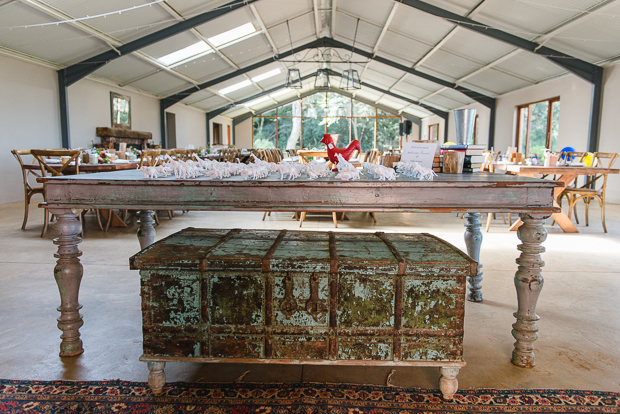 Rustic Red Dress Wedding With Home-made Details: Mckenna & Calvin