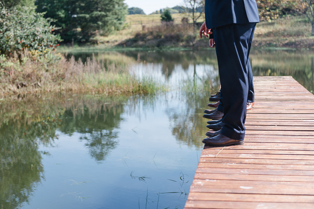 Rustic Red Dress Wedding With Home-made Details: Mckenna & Calvin