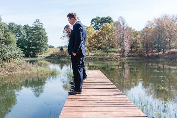 Rustic Red Dress Wedding With Home-made Details: Mckenna & Calvin