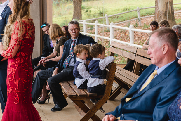 Rustic Red Dress Wedding With Home-made Details: Mckenna & Calvin