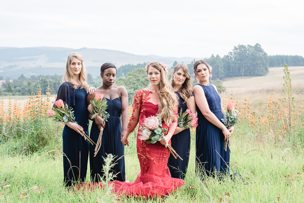 Rustic Red Dress Wedding With Home-made Details: Mckenna & Calvin