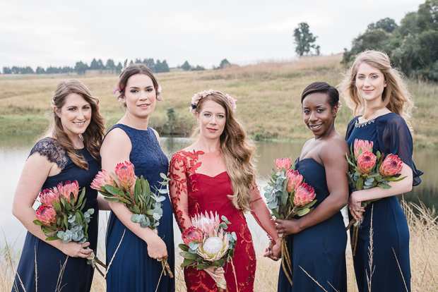 Rustic Red Dress Wedding With Home-made Details: Mckenna & Calvin