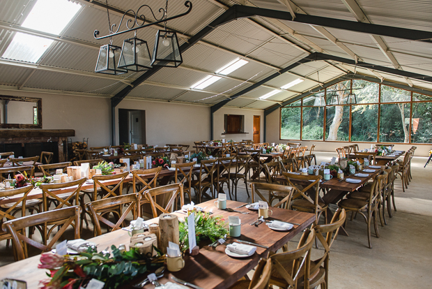 Rustic Red Dress Wedding With Home-made Details: Mckenna & Calvin