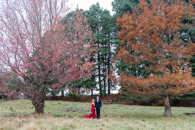 Rustic Red Dress Wedding With Home-made Details: Mckenna & Calvin