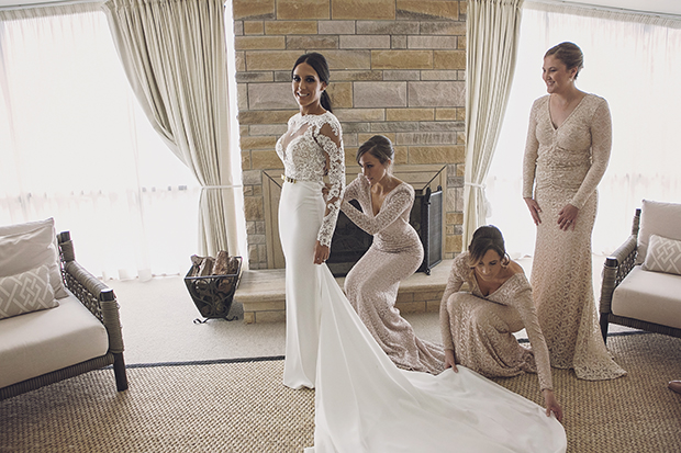 A Lace Loving, Berta Bridal Inspired Bride: Michelle & Adam