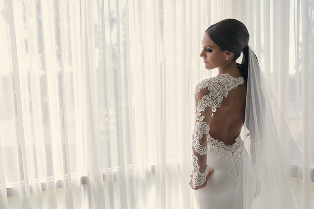 A Lace Loving, Berta Bridal Inspired Bride: Michelle & Adam