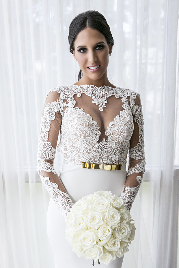 A Lace Loving, Berta Bridal Inspired Bride: Michelle & Adam