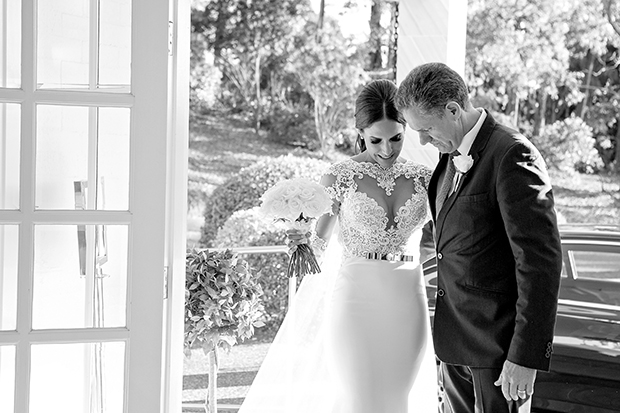 A Lace Loving, Berta Bridal Inspired Bride: Michelle & Adam