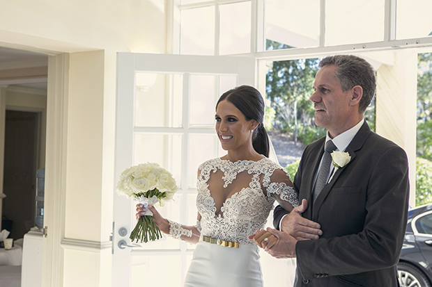 A Lace Loving, Berta Bridal Inspired Bride: Michelle & Adam