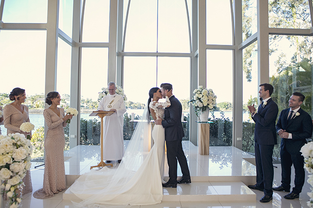 A Lace Loving, Berta Bridal Inspired Bride: Michelle & Adam