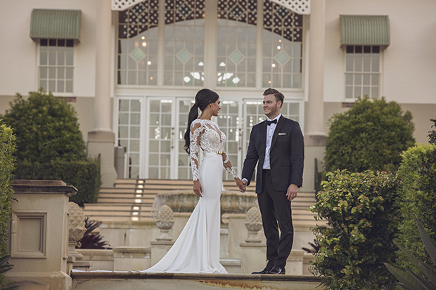 A Lace Loving, Berta Bridal Inspired Bride: Michelle & Adam