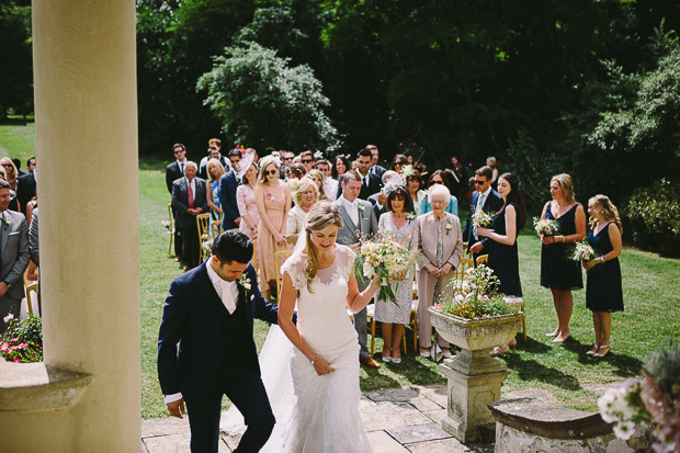 Pretty, Relaxed Rockley Manor Wedding With Muted Wild Flower Florals: Errol & Emma