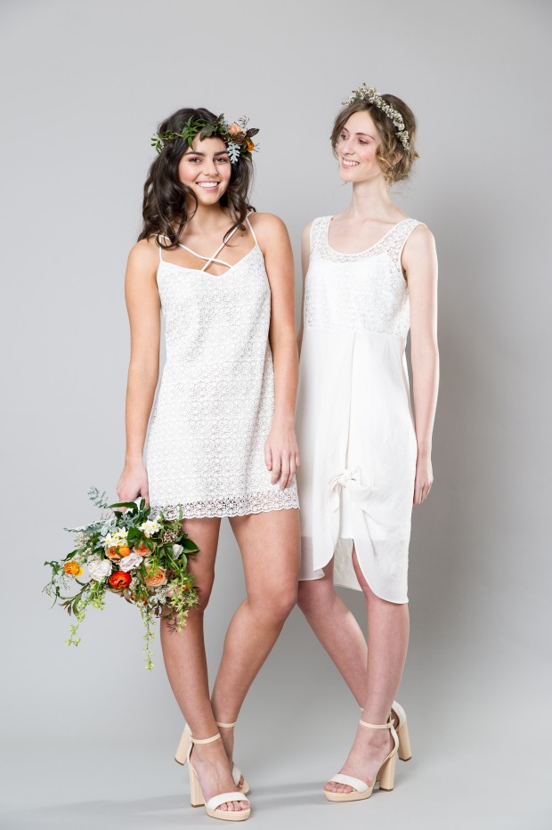 Stylish White Bridemaid Dresses: Captivating Bridesmaids by Sally Eagle